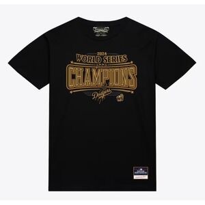 Mitchell & Ness LA Dodgers‎ 2024 World Champion Graphic Tee Men's Medium NWT MLB